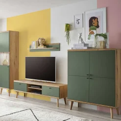 Wohnzimmerwohnwand Lora*Pharao24 Outlet