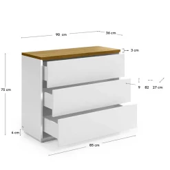 Wäschekommode Esdavon*Pharao24 Outlet