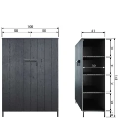 Hot Wäscheschrank Gastonna Wäscheschrank