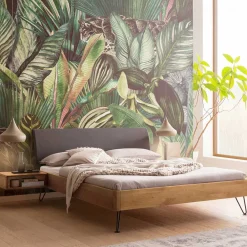 140x200 Bett Wildeiche Fine*Pharao24 Best