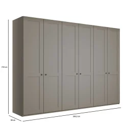 XL Drehtüren Kleiderschrank Saconso*Pharao24 Best