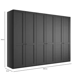 XL Kleiderschrank Hierro*Pharao24