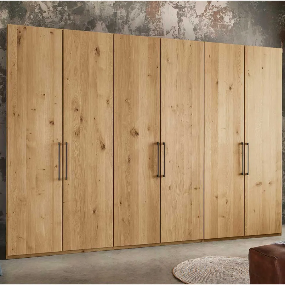 Outlet XL Kleiderschrank Kosra Massivholzmöbel|Drehtürenschränke