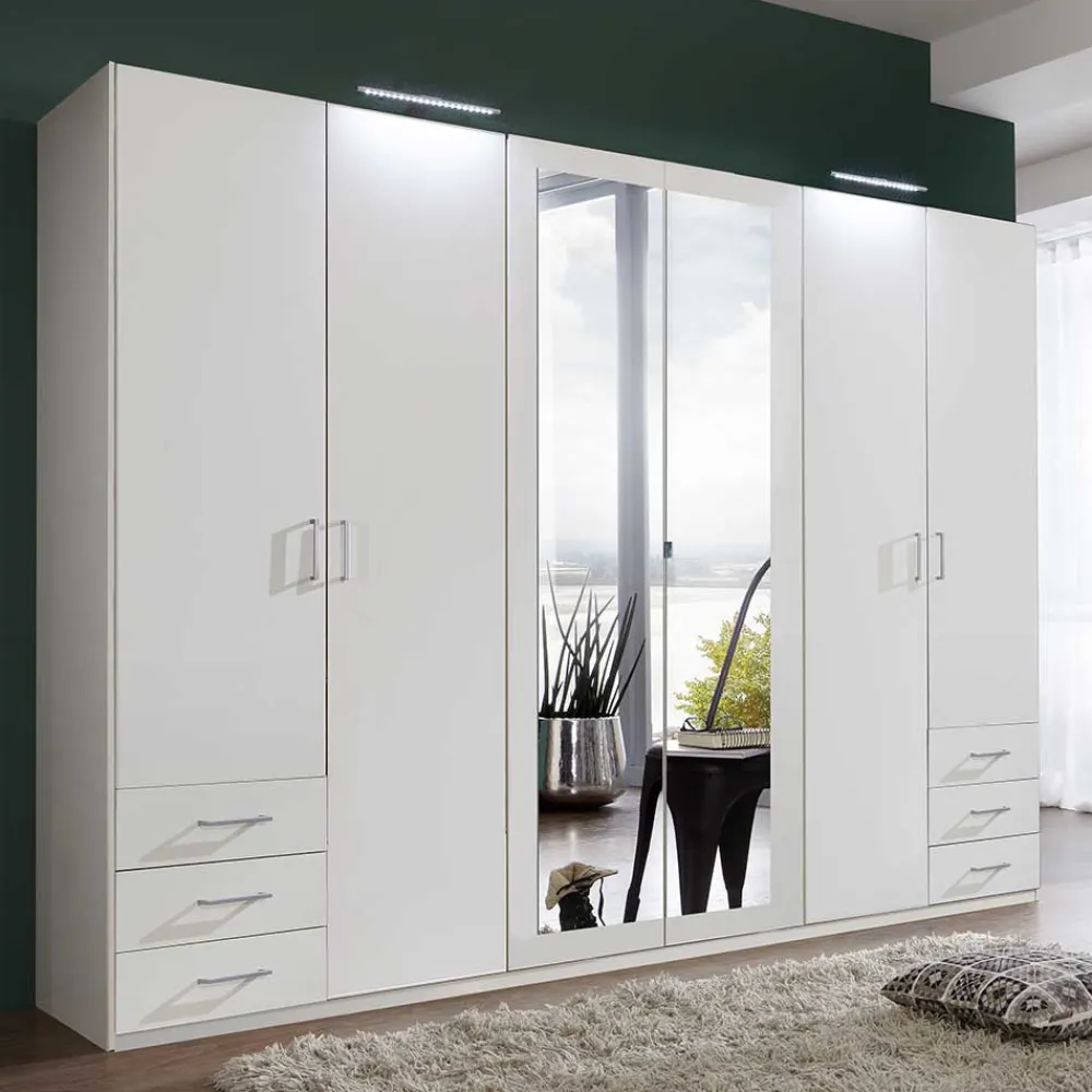 Clearance XL Schlafzimmerkleiderschrank Vurgos Kleiderschränke|Schlafzimmerschränke