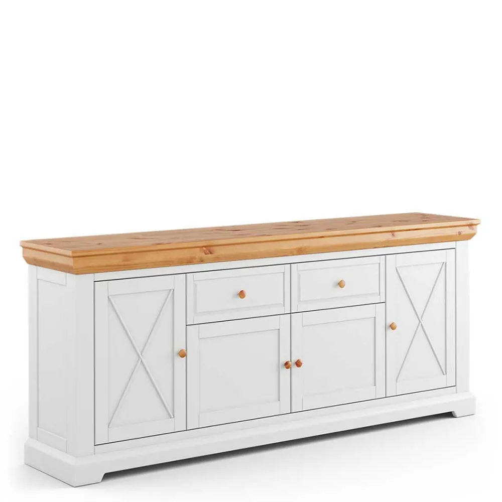 Best XL Sideboard massiv Bechir Massivholzmöbel|Küchenkommode
