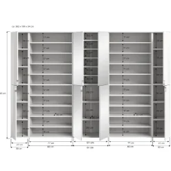 Hot XXL Schuhschrank Ridonner Schuhschränke