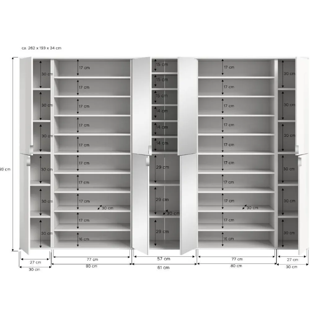 Hot XXL Schuhschrank Ridonner Schuhschränke