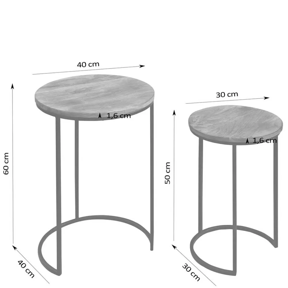 Zwei Beistelltische Luise*Pharao24 Best