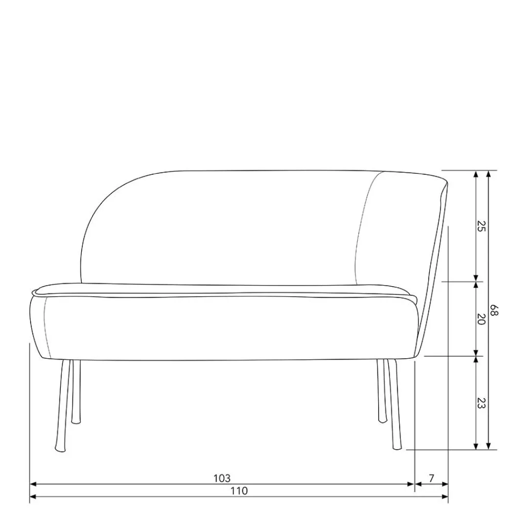Zweiersofa Gifion*Pharao24 Discount