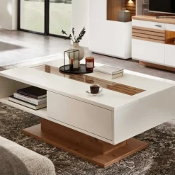 Zweifarbiger Wohnzimmertisch Luzie*Pharao24 Clearance