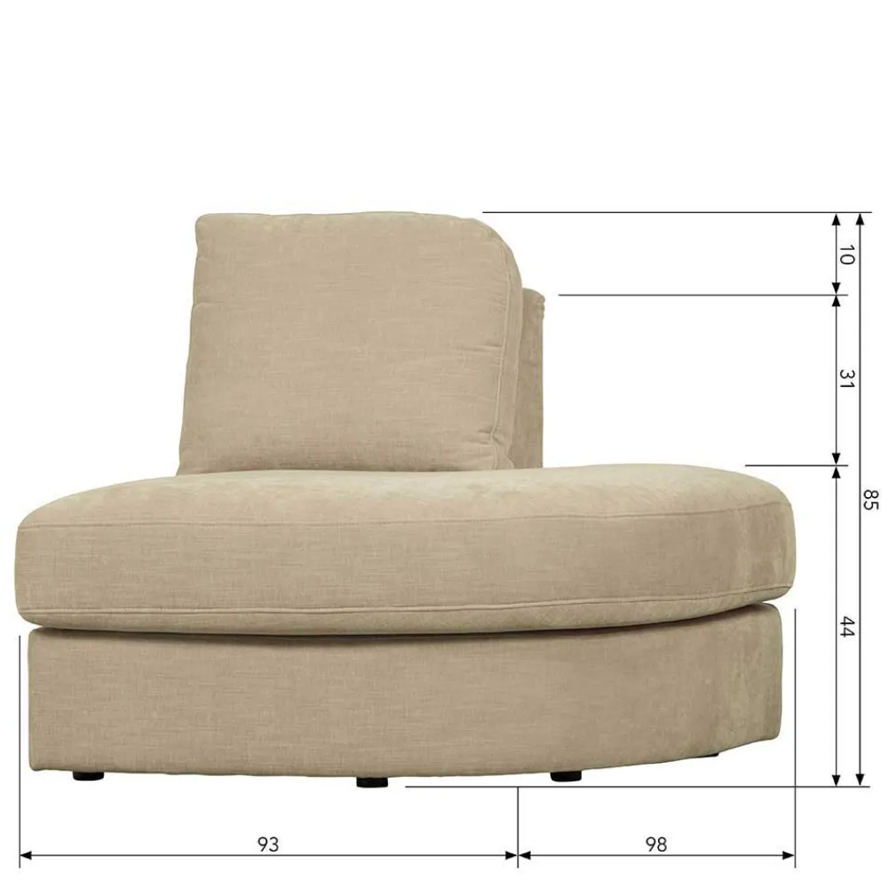 Clearance Zweisitzer Modulsofa Pilamonia Modulsofas