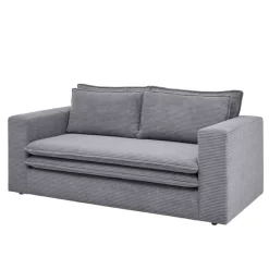 Outlet Zweisitzer Sofa Anthrazit Eltusa Wohnzimmercouch|2 Sitzer Sofa