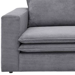 Outlet Zweisitzer Sofa Anthrazit Eltusa Wohnzimmercouch|2 Sitzer Sofa
